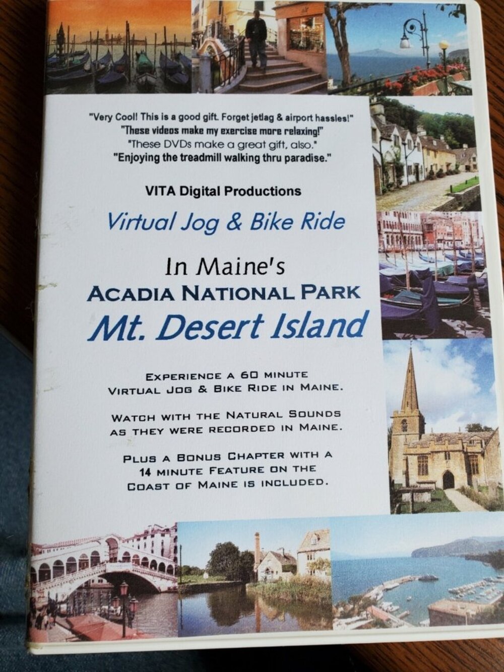 MT DESERT ISLAND MAINE CYCLING SCENERY DVD 2007 Version